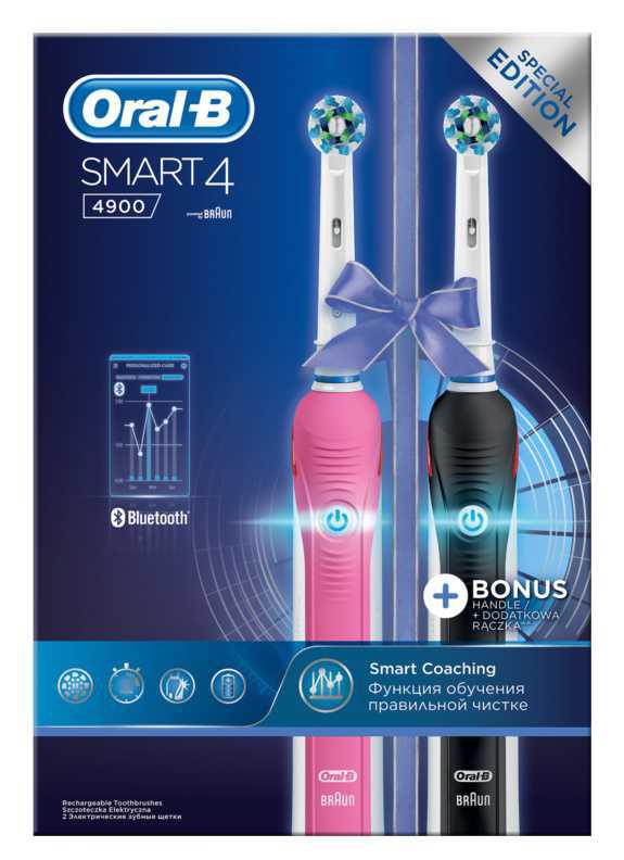 Oral B Smart 4 4900 DUO D601.525.3H electric brushes