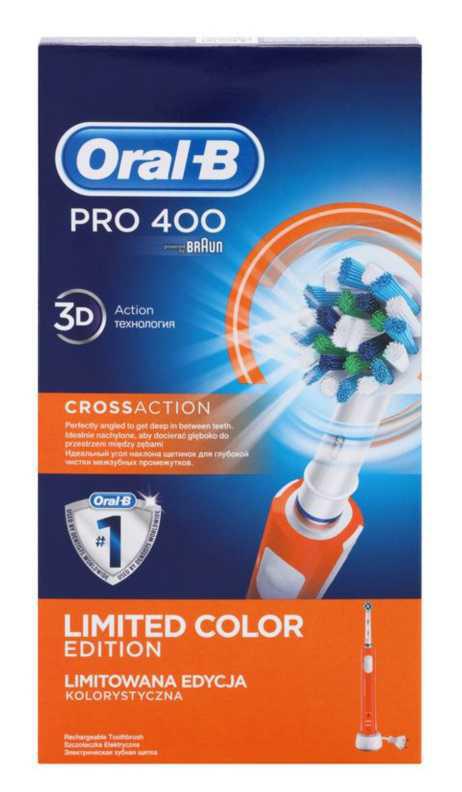 Oral B Pro 400 D16.513 CrossAction Orange electric brushes