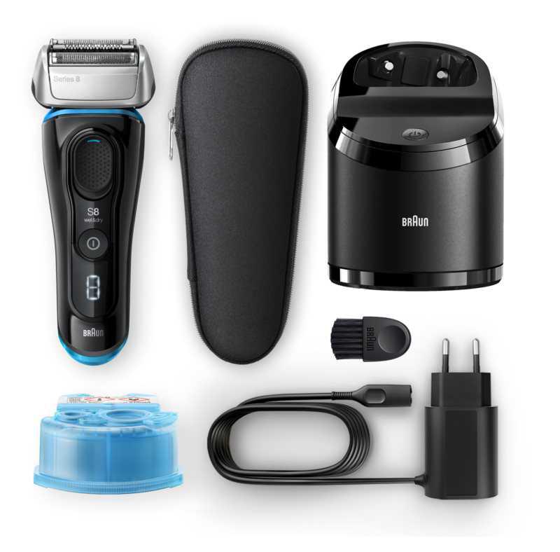 Braun Series 8 8385cc Black with Clean&Charge System for men