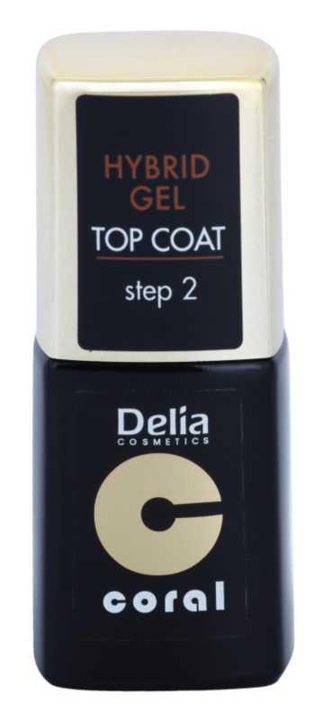 Delia Cosmetics Coral Nail Enamel Hybrid Gel nails