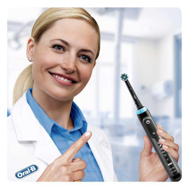 Oral B Cross Action EB 50 Black electric brushes