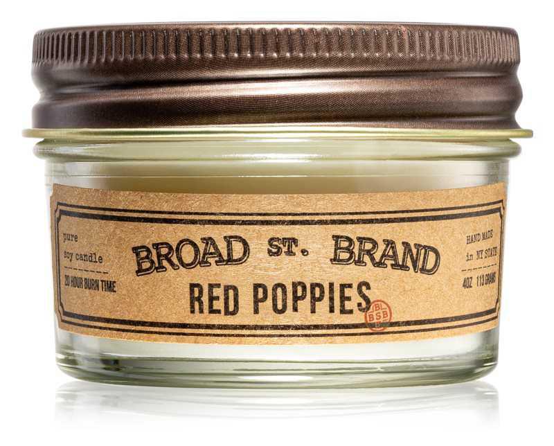 KOBO Broad St. Brand Red Poppies candles