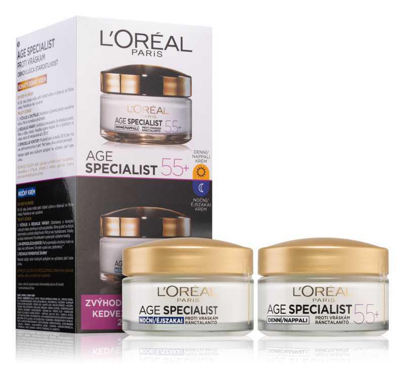 L’Oréal Paris Age Specialist 55+ face care routine
