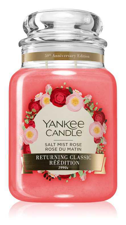 Yankee Candle Salt Mist Rose candles