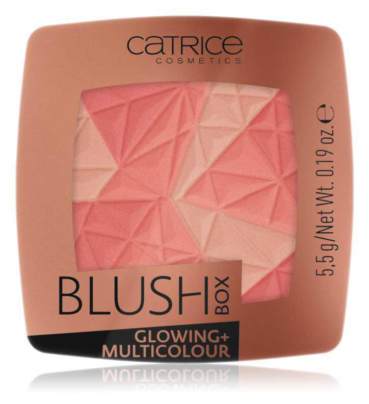 Catrice Blush Box Glowing + Multicolour makeup