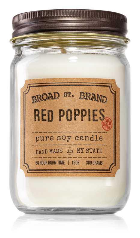 KOBO Broad St. Brand Red Poppies candles