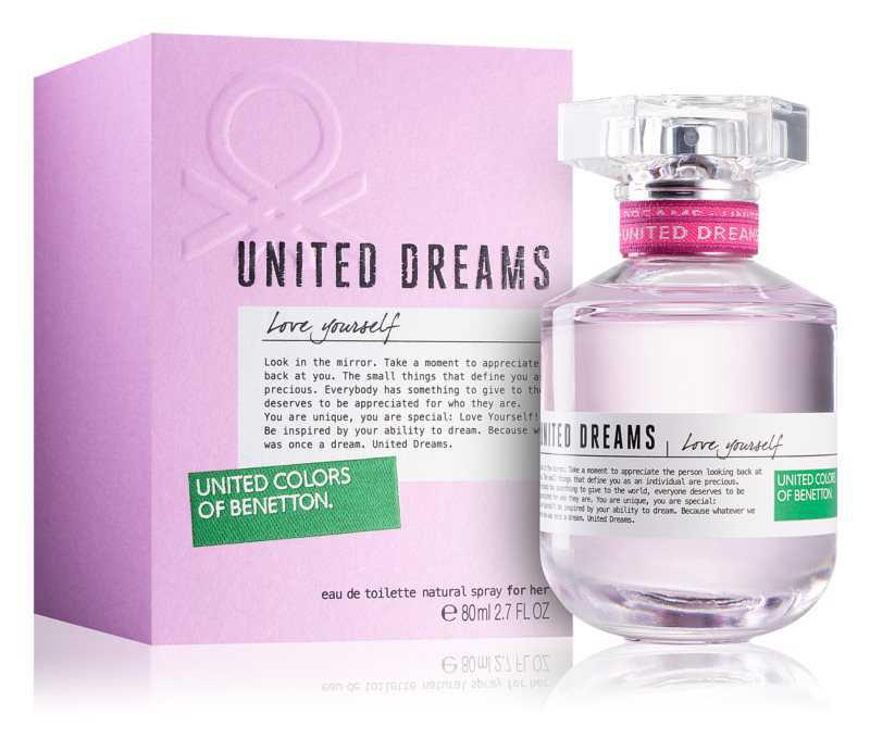 Benetton United Dreams for her Love Yourself women's perfumes