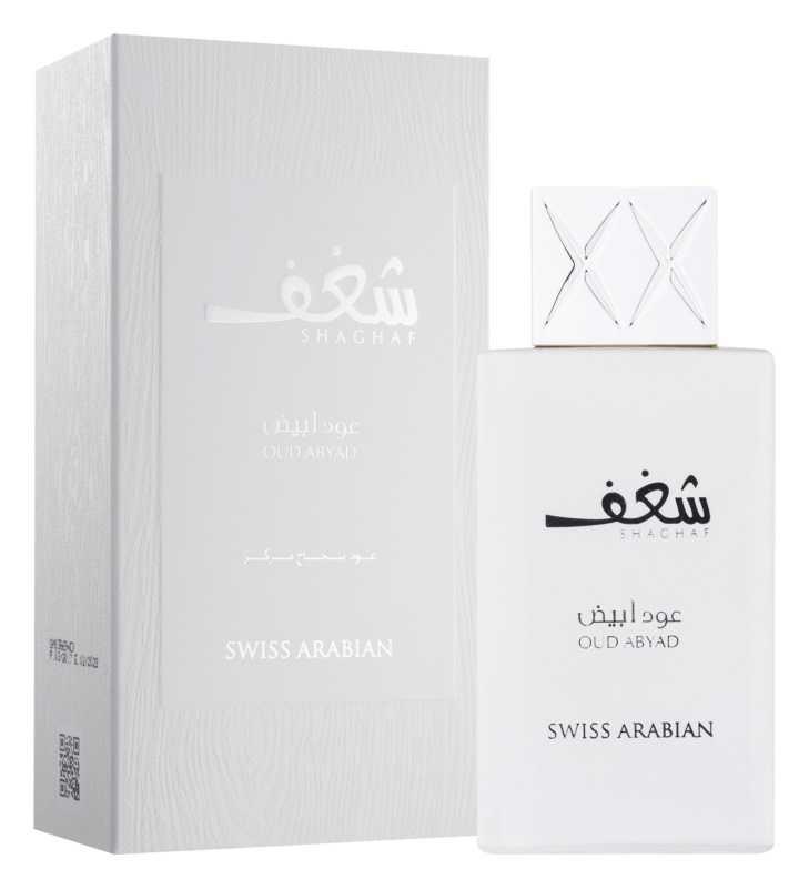 Swiss Arabian Shaghaf Oud Abyad woody perfumes