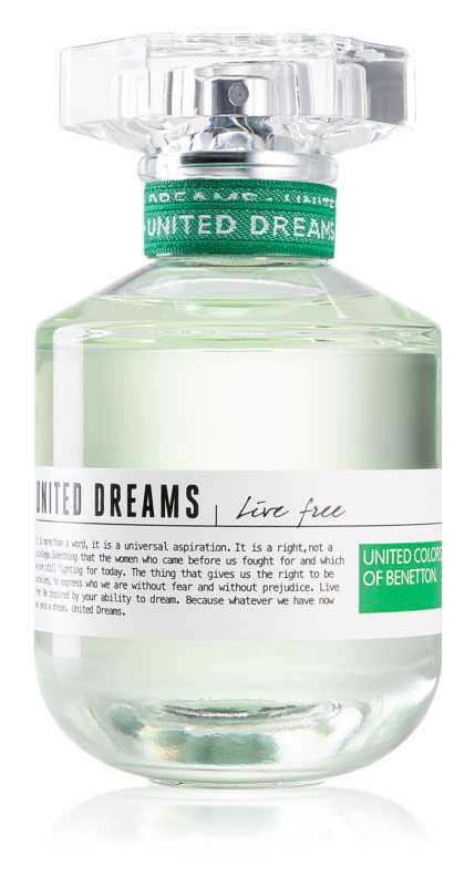 Benetton United Dreams for her Live Free women's perfumes
