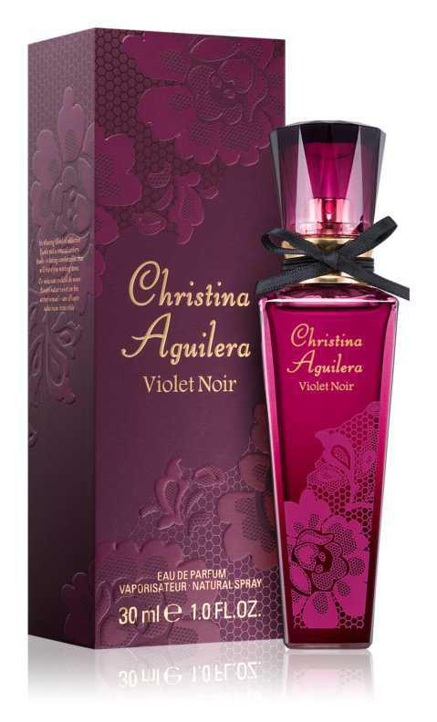 Christina Aguilera Violet Noir floral