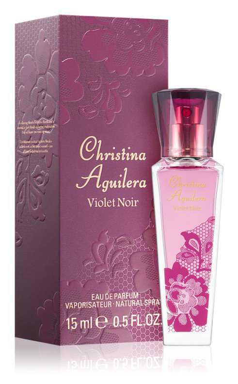 Christina Aguilera Violet Noir floral