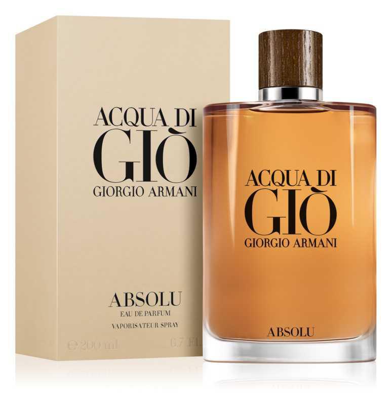 Armani Acqua di Giò Absolu woody perfumes