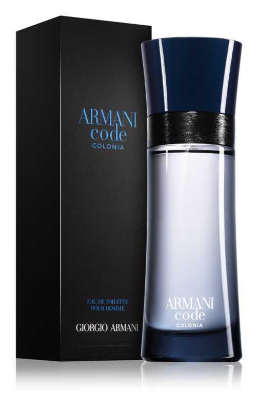 Armani Code Colonia luxury cosmetics and perfumes