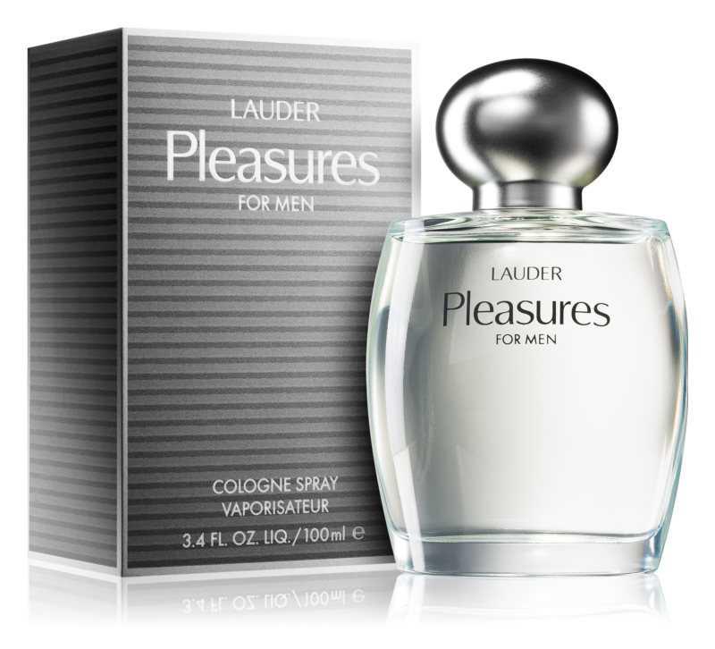 Estée Lauder Pleasures for Men luxury cosmetics and perfumes