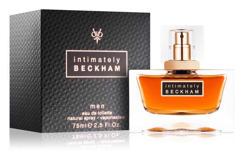 David Beckham Intimately Men ambergris perfumes