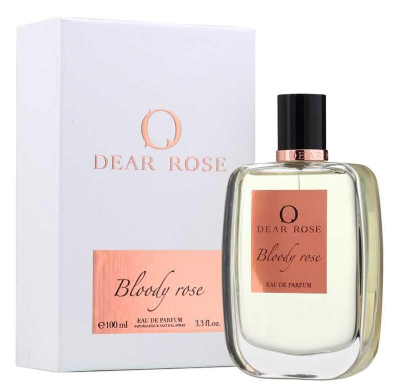 Dear Rose Bloody Rose luxury cosmetics and perfumes