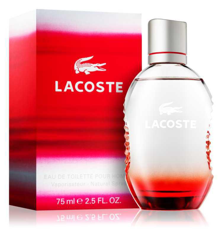 Lacoste Red patchouli fragrance
