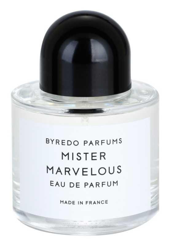 Byredo Mister Marvelous woody perfumes