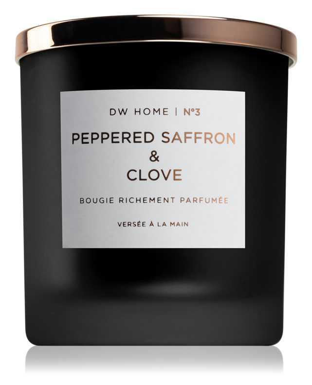 DW Home Peppered Saffron & Clove candles