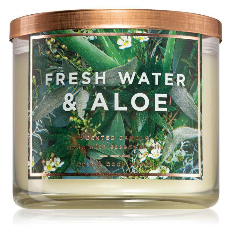 Bath & Body Works Fresh Water & Aloe candles