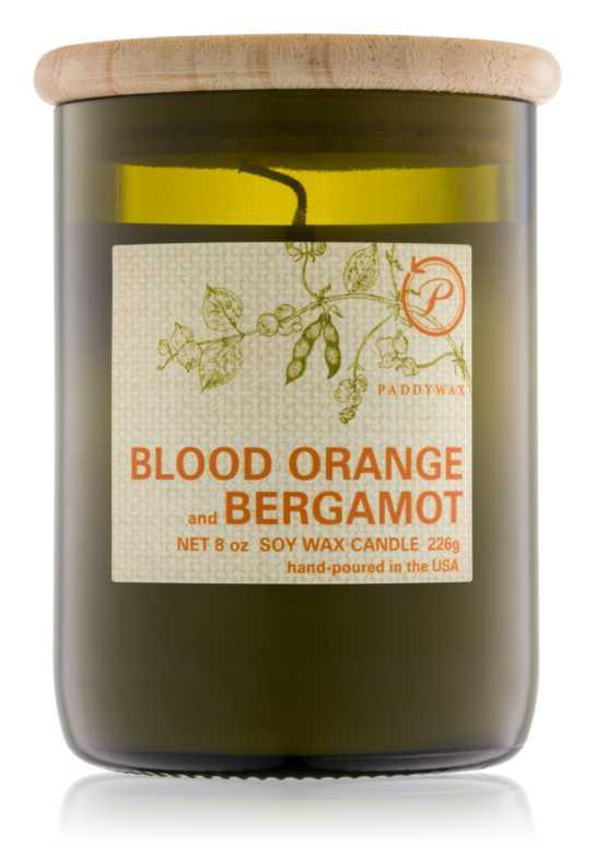 Paddywax Eco Green Blood Orange & Bergamot candles