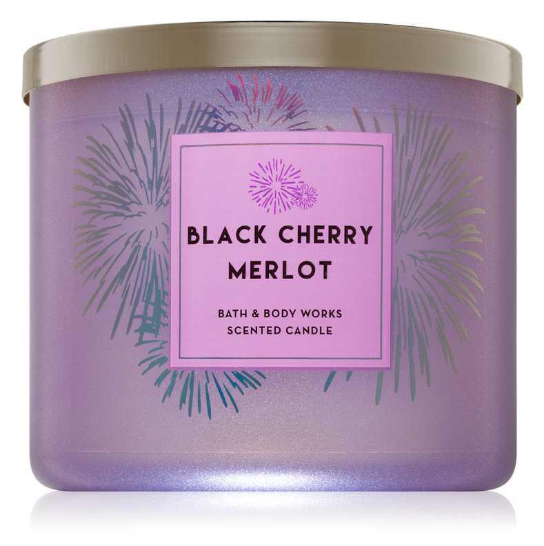 Bath & Body Works Black Cherry Merlot candles