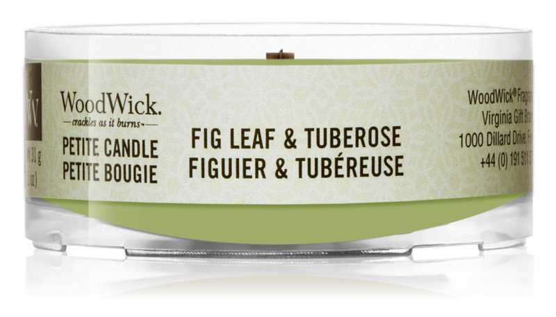 Woodwick Fig Leaf & Tuberose candles