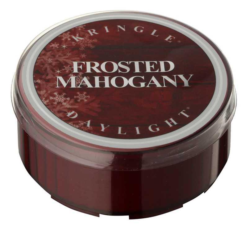 Kringle Candle Frosted Mahogany candles