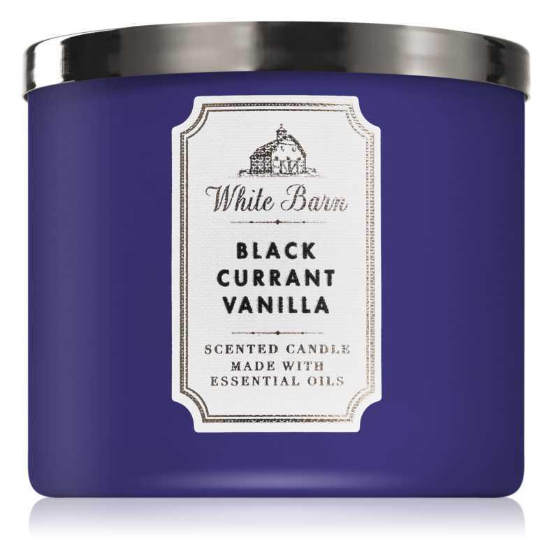 Bath & Body Works Black Currant Vanilla candles