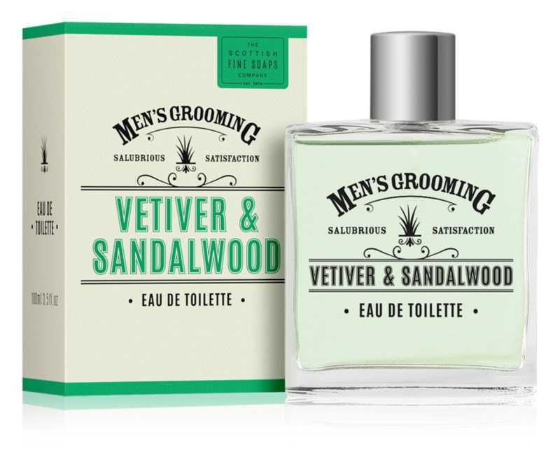Scottish Fine Soaps Men’s Grooming Vetiver & Sandalwood woody perfumes