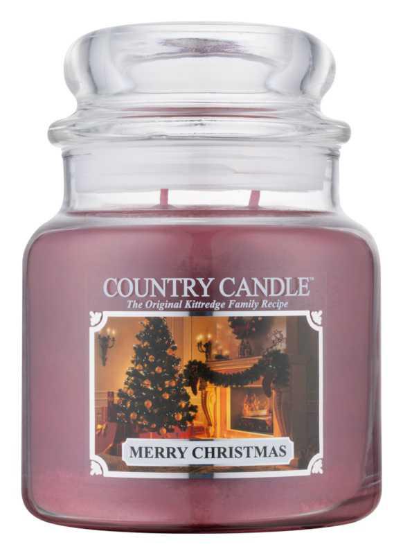 Country Candle Merry Christmas candles