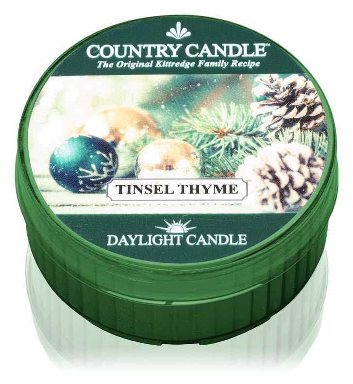 Country Candle Tinsel Thyme candles
