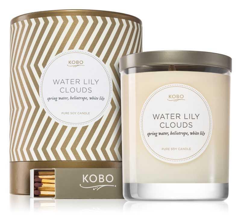 KOBO Aurelia Water Lily Clouds candles