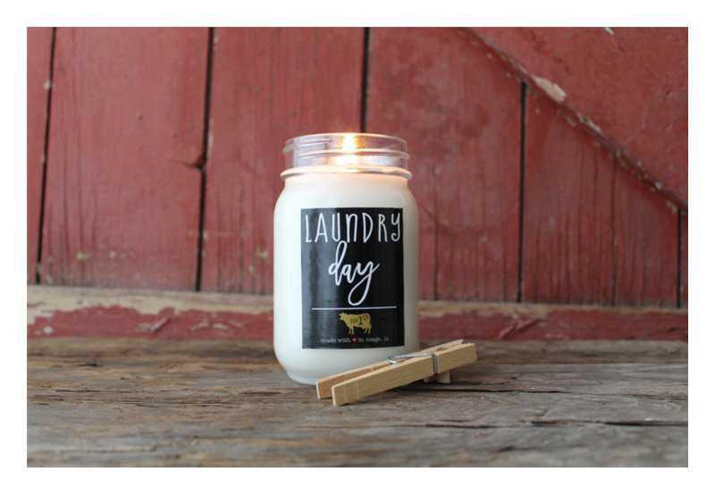 Milkhouse Candle Co. Farmhouse Laundry Day candles