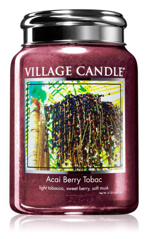 Village Candle Acai Berry Tobac candles