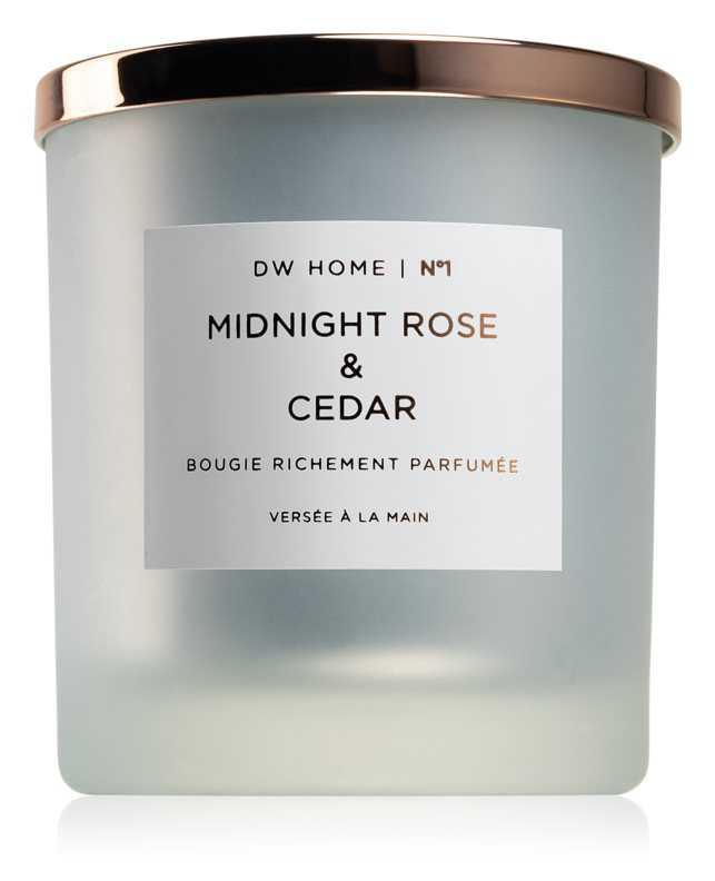 DW Home Midnight Rose & Cedar candles
