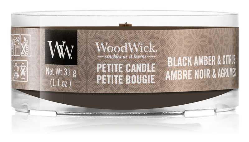 Woodwick Black Amber & Citrus candles