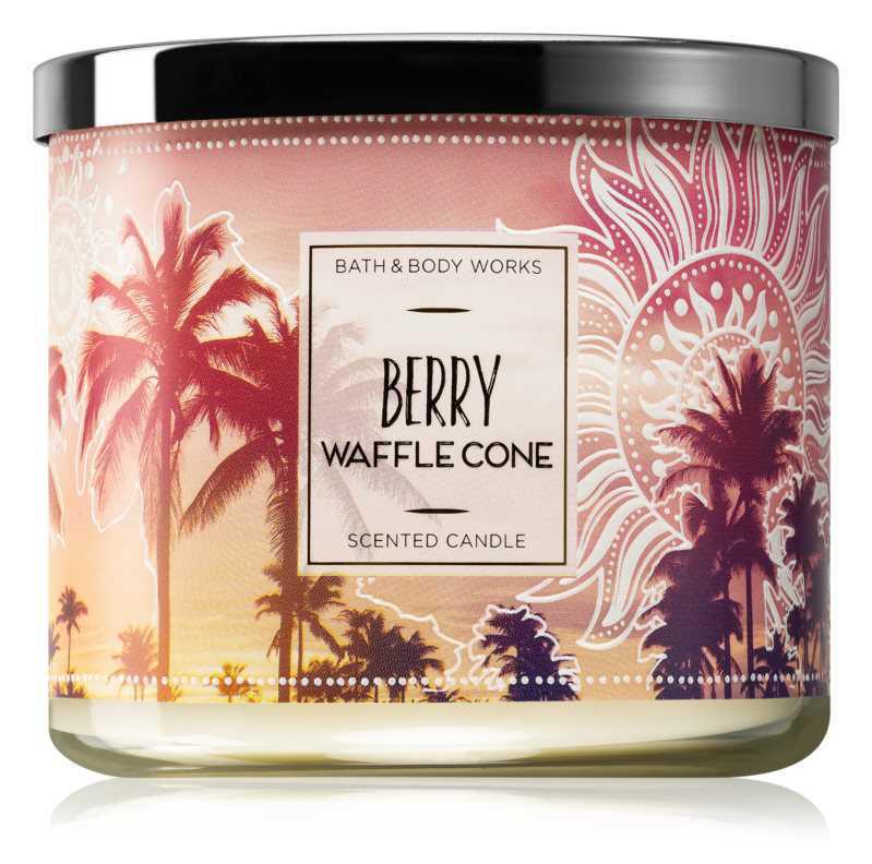 Bath & Body Works Berry Waffle Cone candles