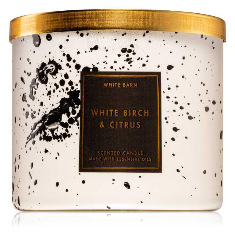Bath & Body Works White Birch & Citrus candles