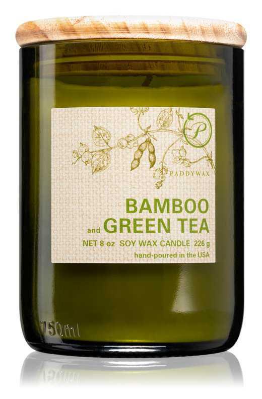 Paddywax Eco Green Bamboo & Green Tea candles