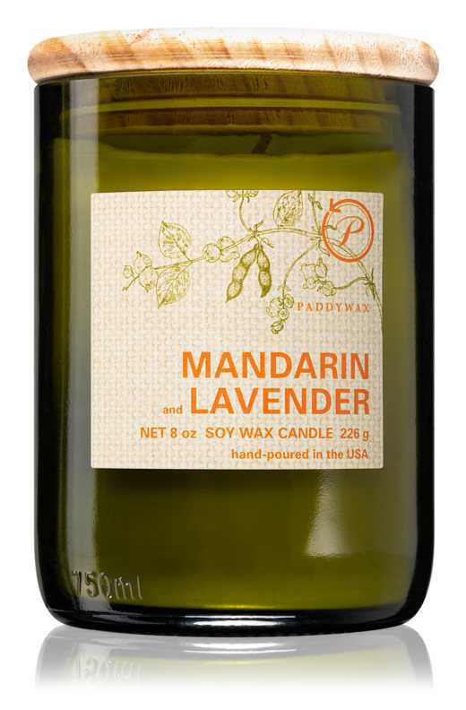 Paddywax Eco Green Mandarin & Lavender candles