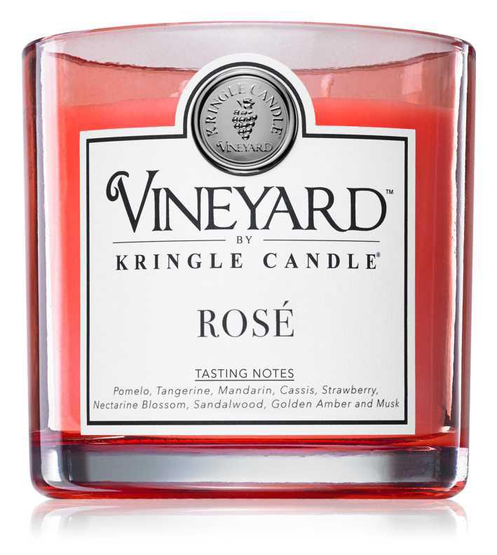 Kringle Candle Vineyard Rosé candles