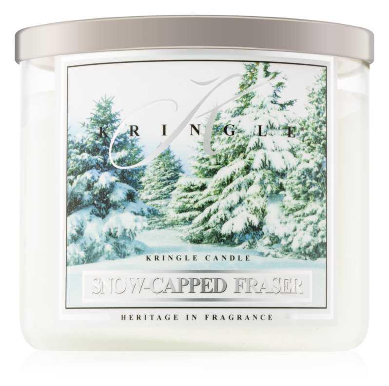 Kringle Candle Snow Capped Fraser candles
