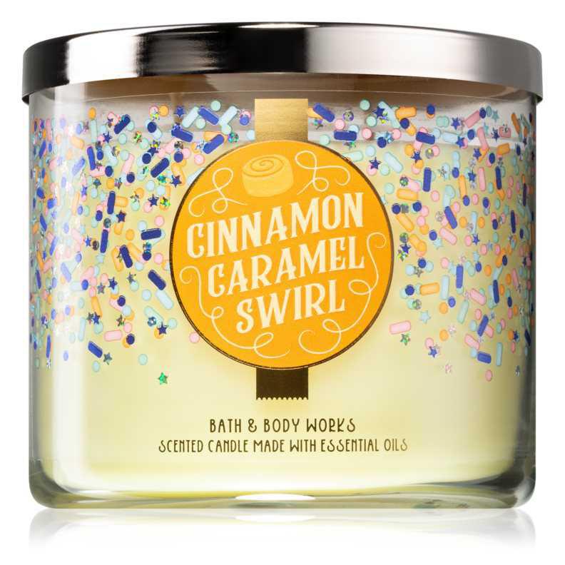 Bath & Body Works Cinnamon Caramel Swirl candles