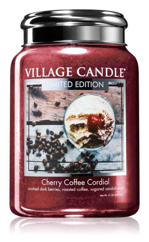 Village Candle Cherry Coffee Cordial candles