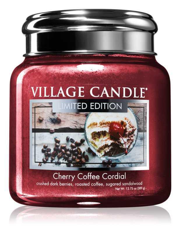 Village Candle Cherry Coffee Cordial candles