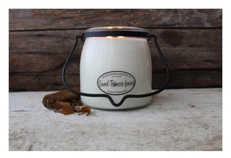 Milkhouse Candle Co. Creamery Sweet Tobacco Leaves candles