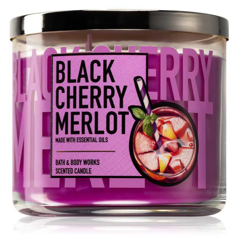 Bath & Body Works Black Cherry Merlot candles