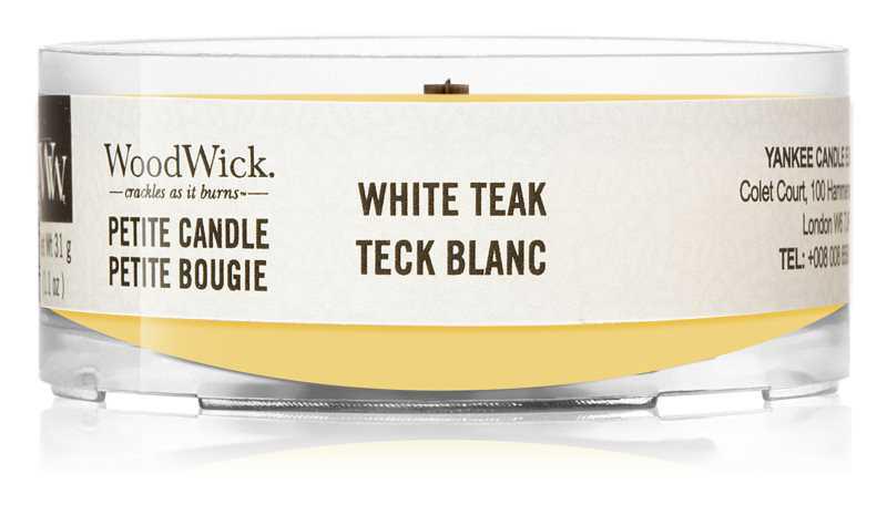 Woodwick White Teak candles