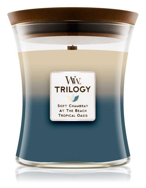 Woodwick Trilogy Beachfront Cottage candles